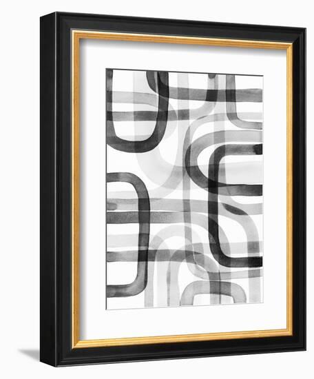 Overlapping V-Nikki Galapon-Framed Art Print