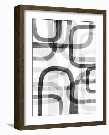 Overlapping VI-Nikki Galapon-Framed Art Print