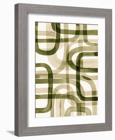 Overlapping VII-Nikki Galapon-Framed Art Print