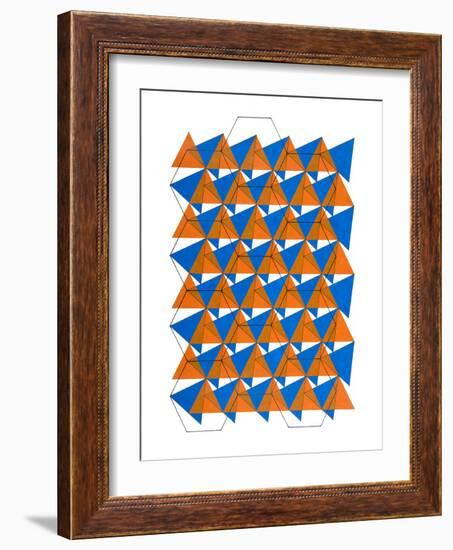 Overlaying Grids, 2007-Peter McClure-Framed Giclee Print