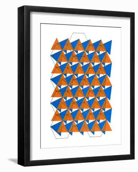 Overlaying Grids, 2007-Peter McClure-Framed Giclee Print