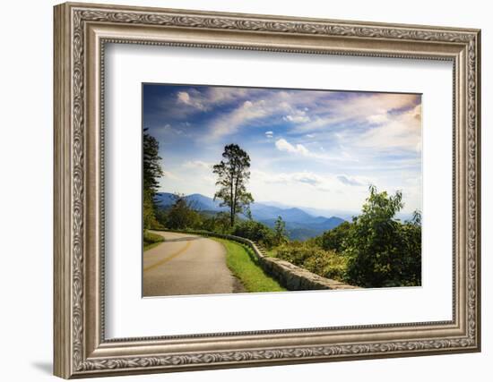 Overlook, Blue Ridge Parkway, Smoky Mountains, USA.-Anna Miller-Framed Photographic Print