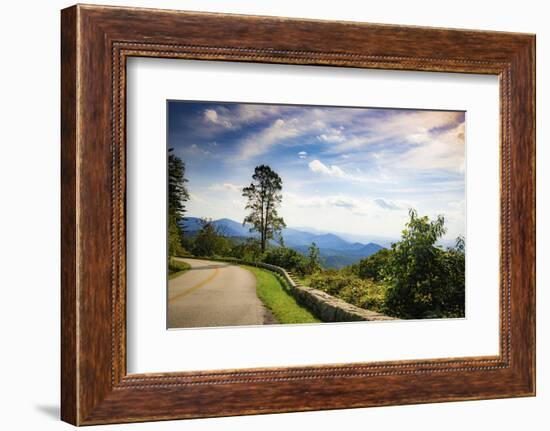 Overlook, Blue Ridge Parkway, Smoky Mountains, USA.-Anna Miller-Framed Photographic Print