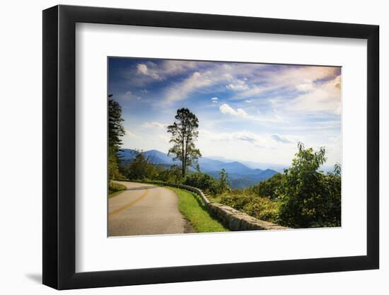 Overlook, Blue Ridge Parkway, Smoky Mountains, USA.-Anna Miller-Framed Photographic Print
