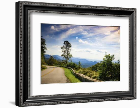 Overlook, Blue Ridge Parkway, Smoky Mountains, USA.-Anna Miller-Framed Photographic Print