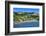 Overlook over Akaroa, Banks Peninsula, Canterbury, South Island, New Zealand, Pacific-Michael Runkel-Framed Photographic Print
