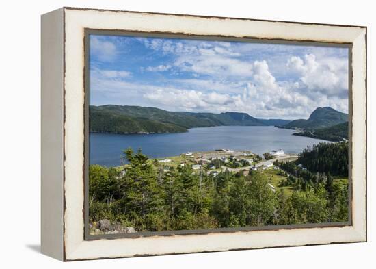 Overlook over Bonne Bay on the East Arm of the UNESCO World Heritage Sight-Michael Runkel-Framed Premier Image Canvas
