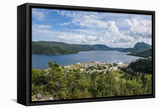 Overlook over Bonne Bay on the East Arm of the UNESCO World Heritage Sight-Michael Runkel-Framed Premier Image Canvas