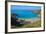 Overlook over the East Coast from the Narrow Isthmus of Greater and Little Sark-Michael Runkel-Framed Photographic Print