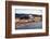 Overlooking Porthmeor Beach in St. Ives at Sunset, Cornwall, England, United Kingdom, Europe-Simon Montgomery-Framed Photographic Print