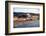 Overlooking Porthmeor Beach in St. Ives at Sunset, Cornwall, England, United Kingdom, Europe-Simon Montgomery-Framed Photographic Print