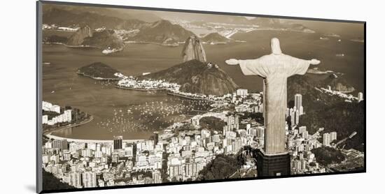 Overlooking Rio de Janeiro, Brazil-Pangea Images-Mounted Giclee Print