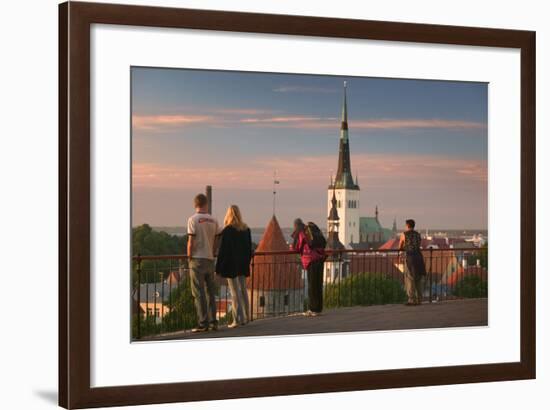 Overlooking Tallinn-Jon Hicks-Framed Photographic Print