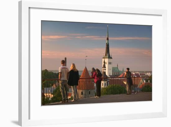 Overlooking Tallinn-Jon Hicks-Framed Photographic Print