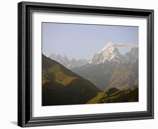 Overlooking the Hunza Valley from a Hill Above the Eagle's Nest Hotel, Northern Areas, Pakistan-Don Smith-Framed Photographic Print