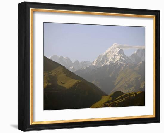 Overlooking the Hunza Valley from a Hill Above the Eagle's Nest Hotel, Northern Areas, Pakistan-Don Smith-Framed Photographic Print