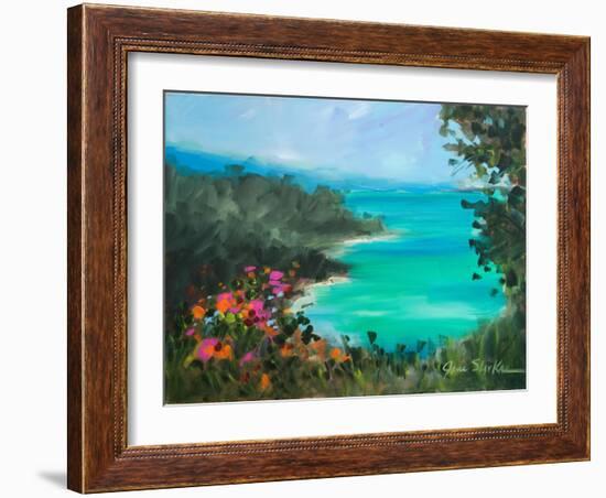 Overlooking the Inlet-Jane Slivka-Framed Art Print