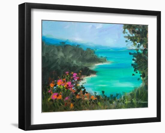 Overlooking the Inlet-Jane Slivka-Framed Art Print