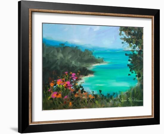 Overlooking the Inlet-Jane Slivka-Framed Art Print