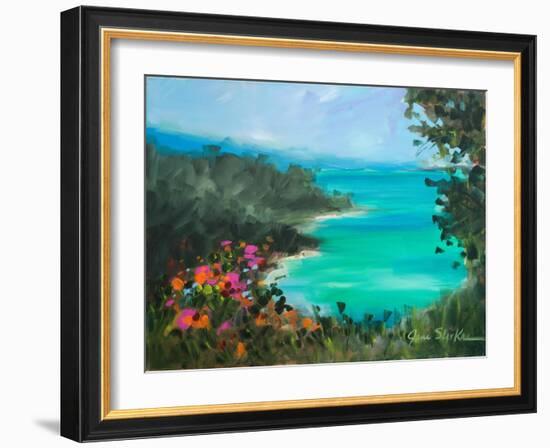 Overlooking the Inlet-Jane Slivka-Framed Art Print