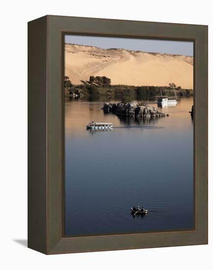 Overlooking the River Nile at Aswan, Egypt, North Africa, Africa-Mcconnell Andrew-Framed Premier Image Canvas