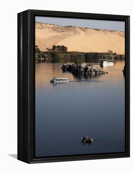 Overlooking the River Nile at Aswan, Egypt, North Africa, Africa-Mcconnell Andrew-Framed Premier Image Canvas