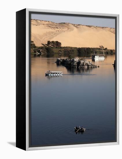 Overlooking the River Nile at Aswan, Egypt, North Africa, Africa-Mcconnell Andrew-Framed Premier Image Canvas