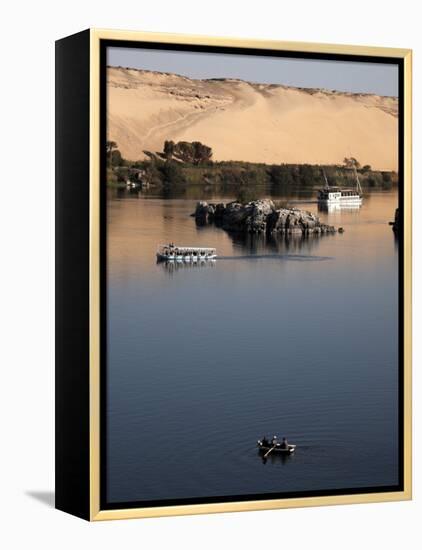 Overlooking the River Nile at Aswan, Egypt, North Africa, Africa-Mcconnell Andrew-Framed Premier Image Canvas