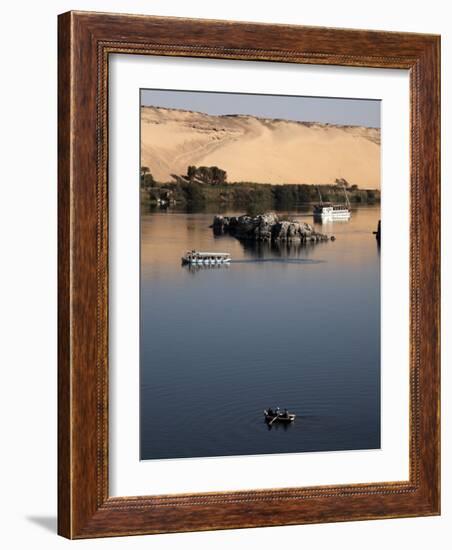 Overlooking the River Nile at Aswan, Egypt, North Africa, Africa-Mcconnell Andrew-Framed Photographic Print