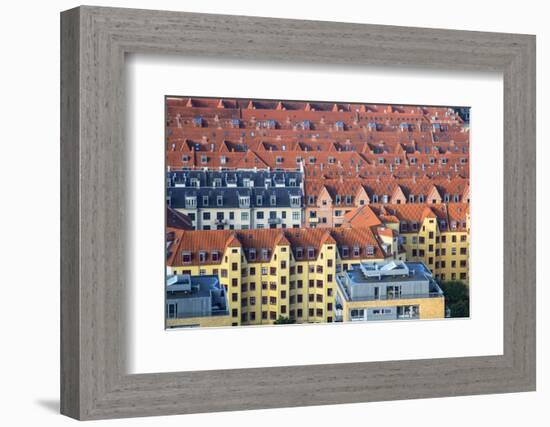 Overlooking the rooftops of Copenhagen-Mallorie Ostrowitz-Framed Photographic Print