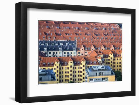 Overlooking the rooftops of Copenhagen-Mallorie Ostrowitz-Framed Photographic Print