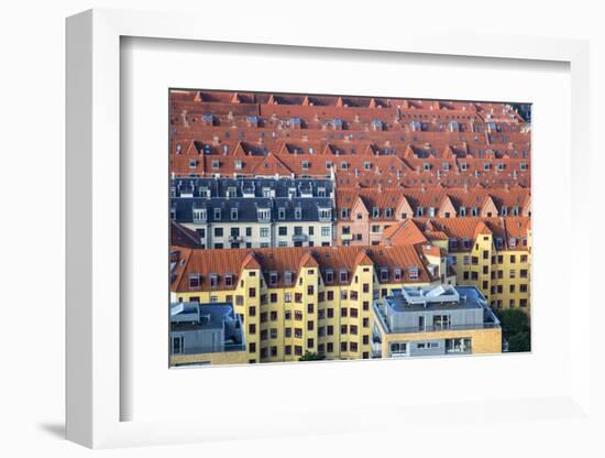 Overlooking the rooftops of Copenhagen-Mallorie Ostrowitz-Framed Photographic Print