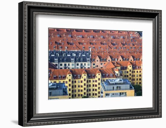 Overlooking the rooftops of Copenhagen-Mallorie Ostrowitz-Framed Photographic Print
