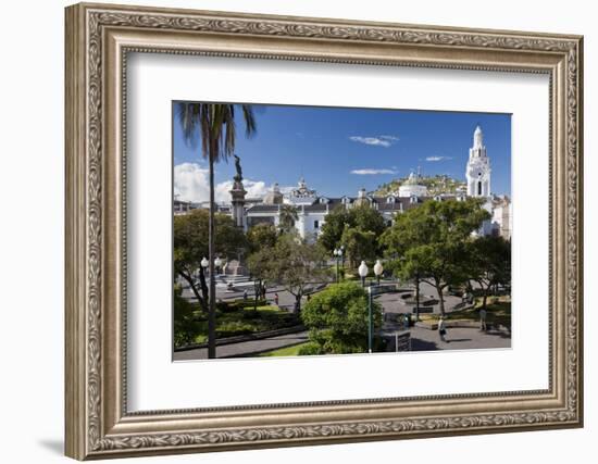 Overlooking the Square of Independence, Quito, Ecuador-Peter Adams-Framed Photographic Print