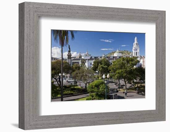 Overlooking the Square of Independence, Quito, Ecuador-Peter Adams-Framed Photographic Print