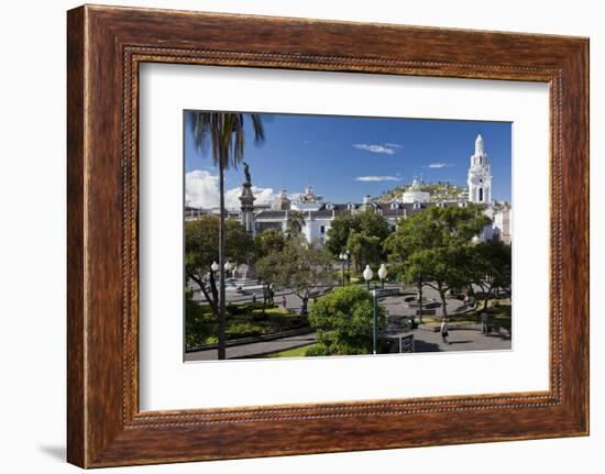 Overlooking the Square of Independence, Quito, Ecuador-Peter Adams-Framed Photographic Print