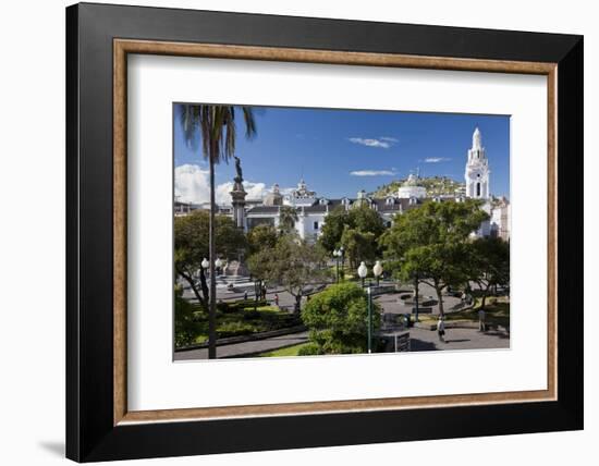 Overlooking the Square of Independence, Quito, Ecuador-Peter Adams-Framed Photographic Print