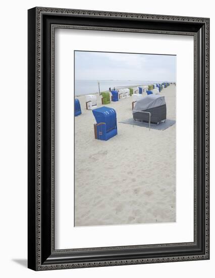 Overnight stay in the beach chair in Wyk-Gianna Schade-Framed Photographic Print