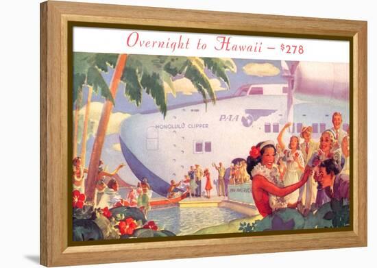 Overnight to Hawaii-null-Framed Stretched Canvas