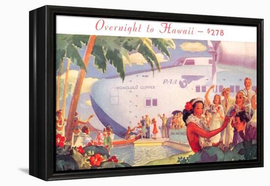 Overnight to Hawaii-null-Framed Stretched Canvas