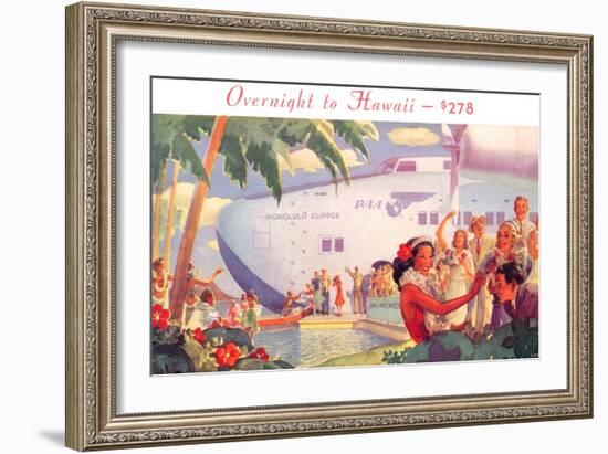 Overnight to Hawaii-null-Framed Art Print