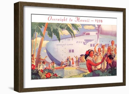 Overnight to Hawaii-null-Framed Art Print