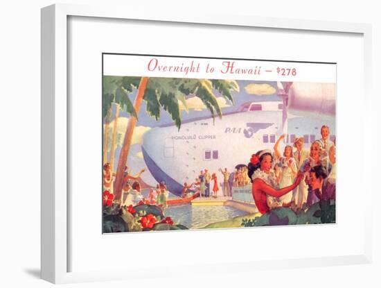 Overnight to Hawaii-null-Framed Art Print