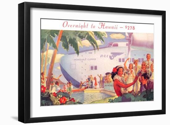 Overnight to Hawaii-null-Framed Art Print