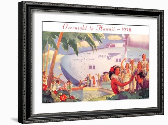 Overnight to Hawaii-null-Framed Art Print