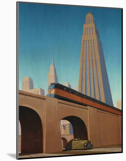 Overpass-Robert LaDuke-Mounted Art Print