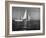 Overtaking a Conventional Sailboat, the Catamaran Is Displaying its Speed-Loomis Dean-Framed Photographic Print