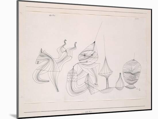Overtone-Paul Klee-Mounted Giclee Print