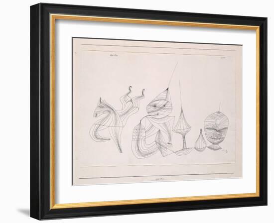 Overtone-Paul Klee-Framed Giclee Print