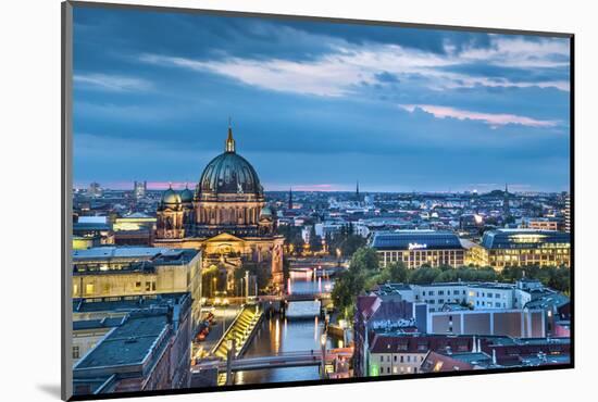 Overview, Berlin Dom and Spree River, Berlin, Germany-Sabine Lubenow-Mounted Photographic Print